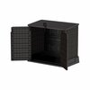 Duramax Storeaway 4 ft. 3 In. x 2 ft. 5 In. x 3 Ft 7 In. Resin Horizontal Storage Shed Brown 86621